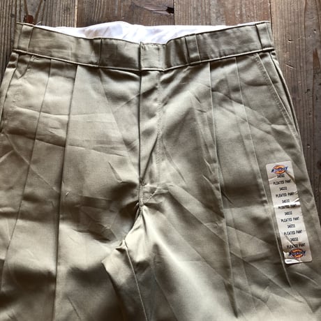 USA製未使用ディッキーズワークパンツ ベージュ W34×L32