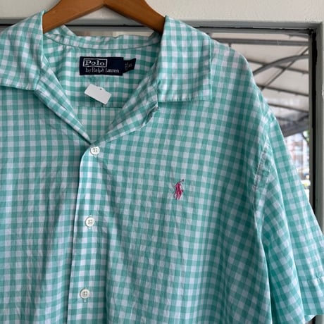 Ralph Lauren ギンガムチェックシャツ XL