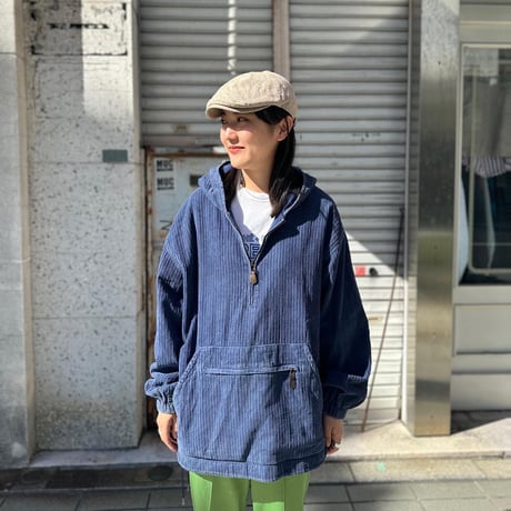 裏地付きコーデュロイアノラック