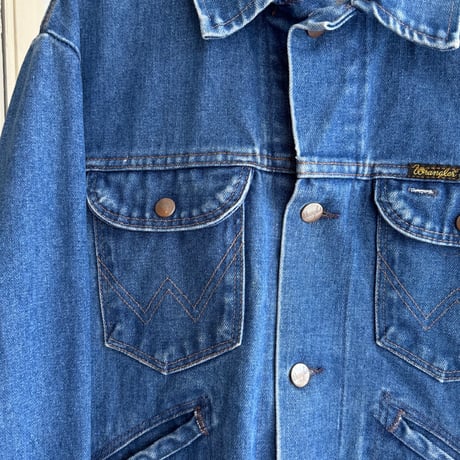 〜80's USA製 WRANGLER デニムジャケット