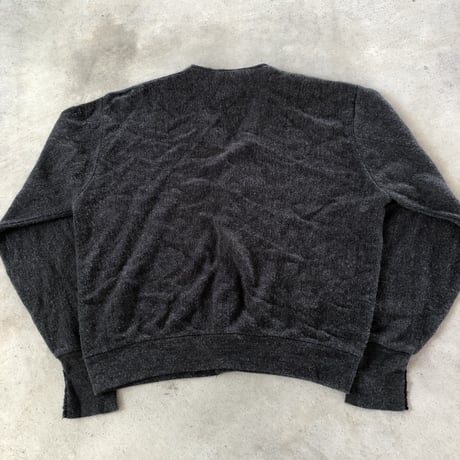 LACOSTEアクリルニットセーター チャコールグレー