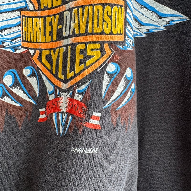 90's HARLEY DAVIDSON スウェット | CUSTOM FEVER