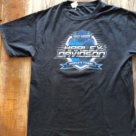 HARLEY DAVIDSON プリントT  黒