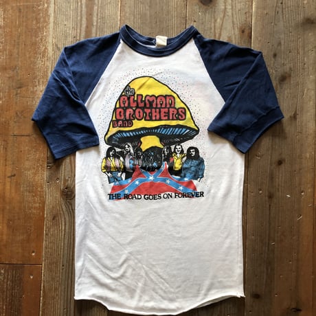 1980年代ラグランスリーブバンドTシャツ THE ALLMAN BROTHERS BAND  M