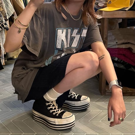 KISSダメージTシャツ