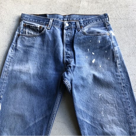90's〜Levi's501  W34 淡色 ペンキ