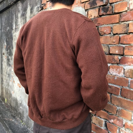 Searsアクリルカーディガン 茶