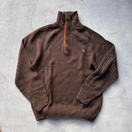 Burberryボタンアップニット
