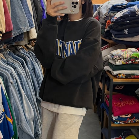 90s Russell ワッペンスウェット