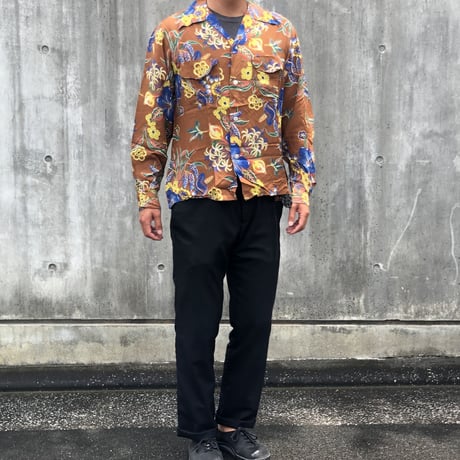 40's Daily Double L/S Hawaiian Shirt