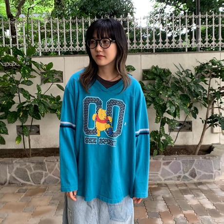 プーさんユニフォーム風ロンT