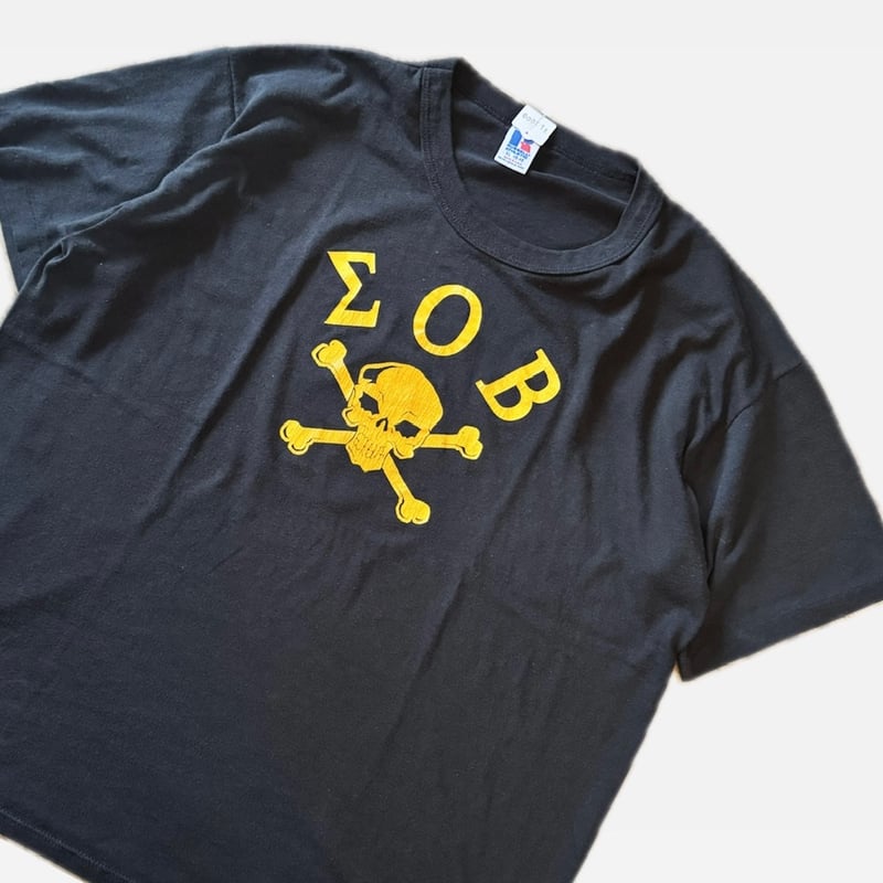 80's Russell スカルプリントTシャツ XL | CUSTOM FEVER
