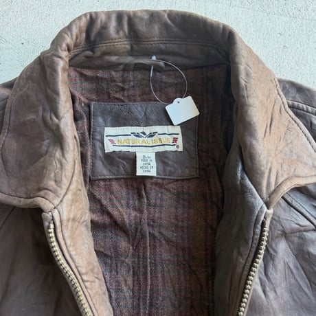 NATURAL ISSUE レザージャケット