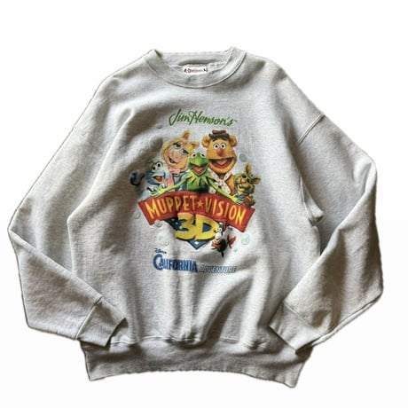 〜00's USA製Disney プリントスウェット XL