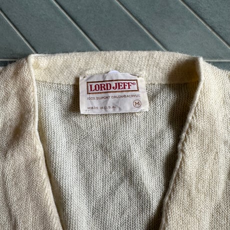 70s USA製 アクリルカーディガン