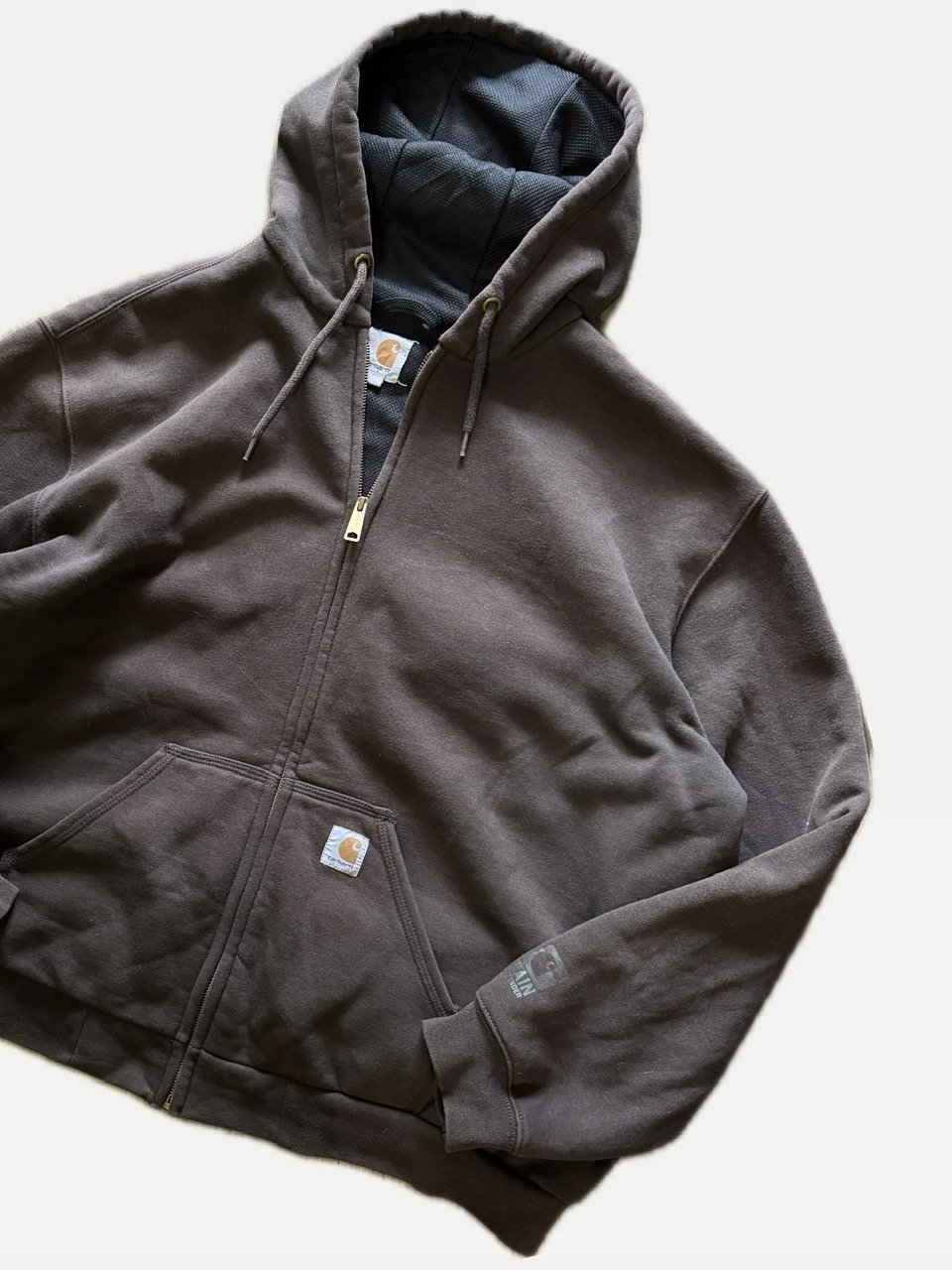 14368 カーハート レインディフェンダー パッチロゴ ジップパーカー 14368 カーハート レインディフェンダー パッチロゴ ジップ