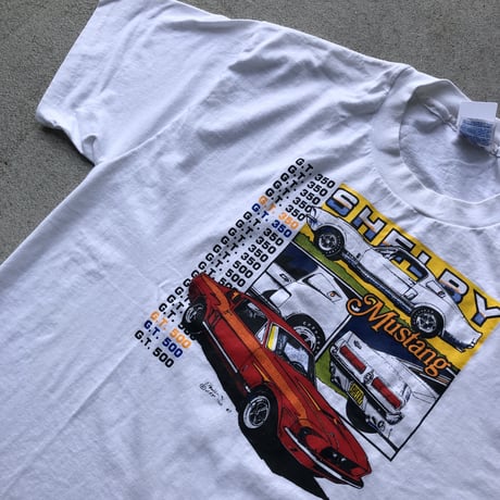 90's USA製 マスタングプリントTシャツ