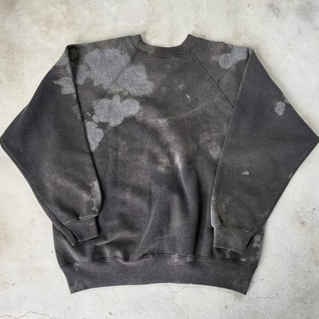 USA製 Hanes タイダイ柄 ラグランスウェット