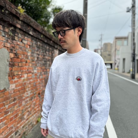 90's FRUIT OF THE LOOM ワンポイント刺繍スウェット XL