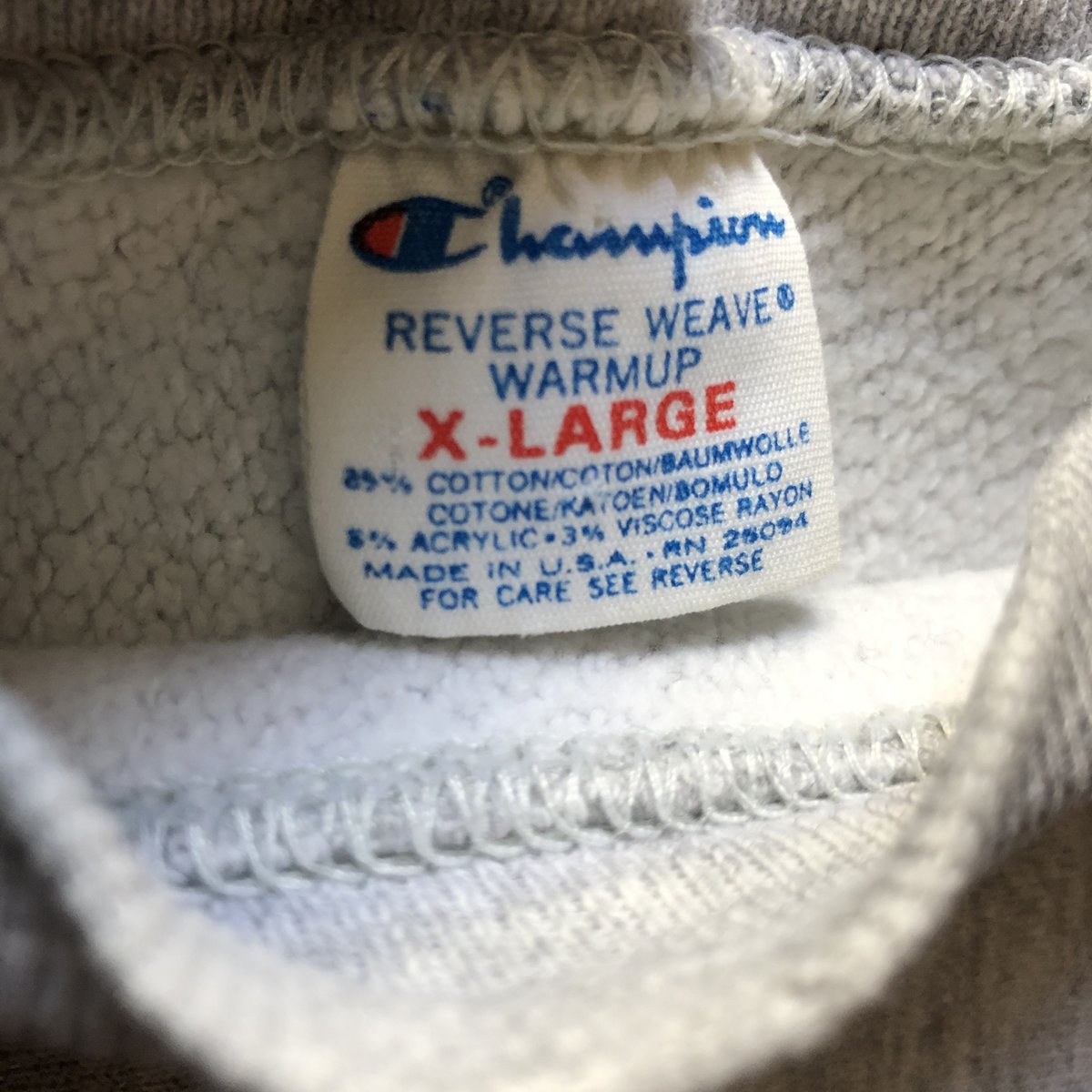Champion ウィスコンシン リバースウィーブ XL Champion（チャンピオン）の「胸刺繍 WISCONSINチャンピオン