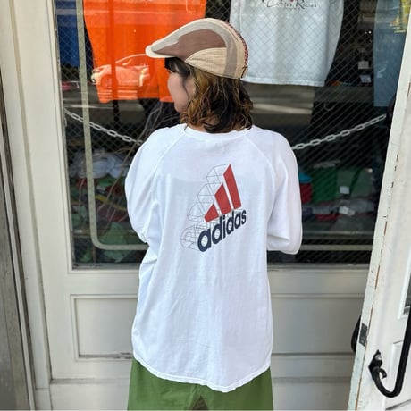 USA製 adidas ラグランTシャツ