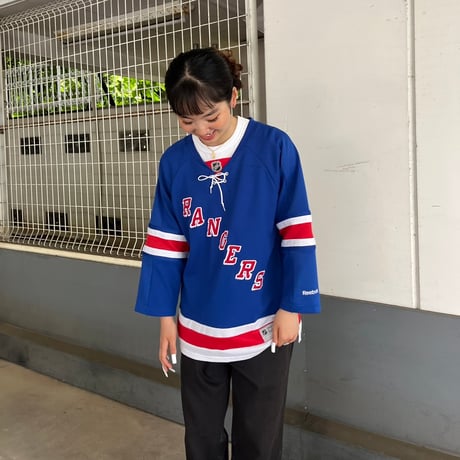 Reebok NHLチーム　レースアップゲームシャツ