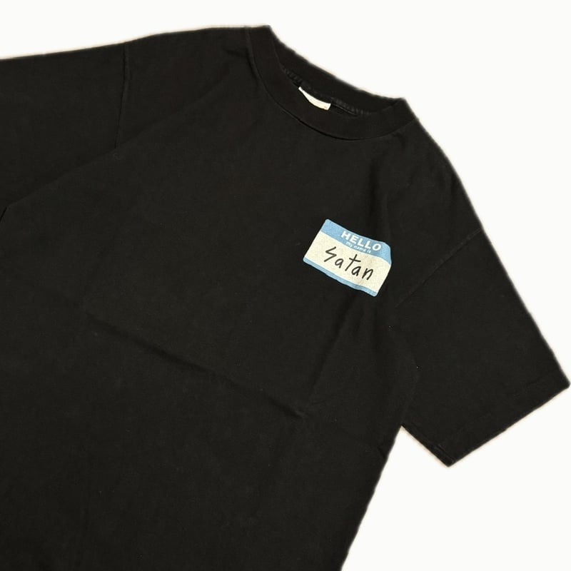 90's FUCT “HELLO my name is Satan” Tシャツ | CUSTO