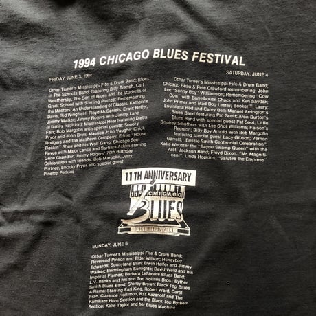 CHICAGO BLUES FESプリントTシャツ