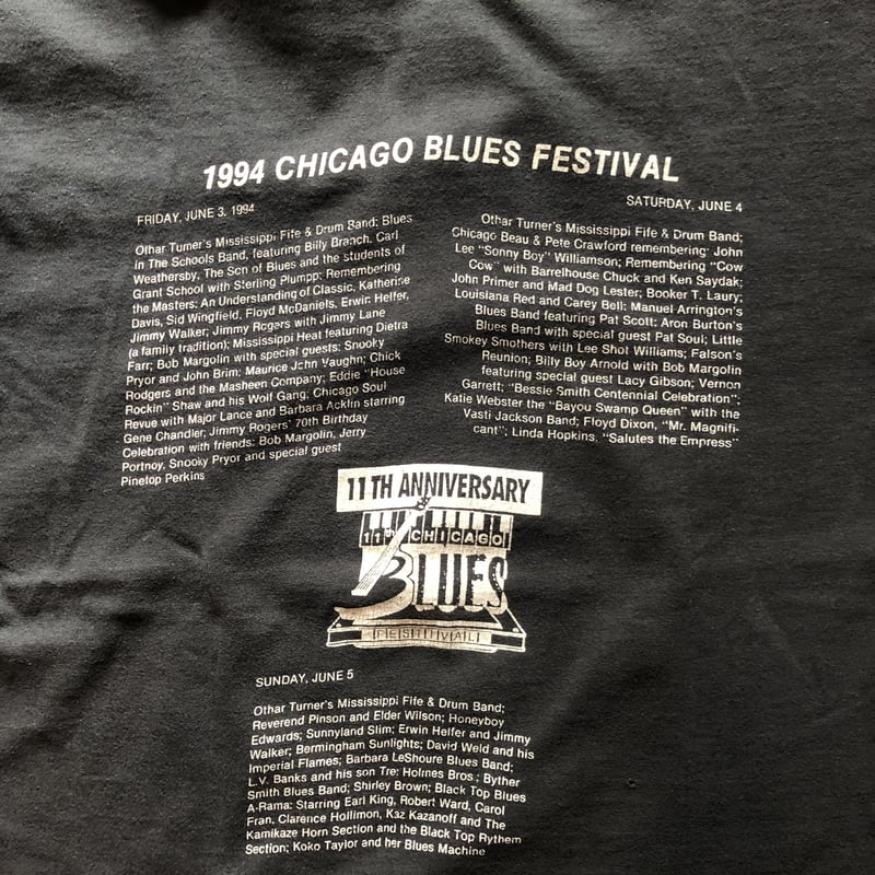 CHICAGO BLUES FESプリントTシャツ | CUSTOM FEVER