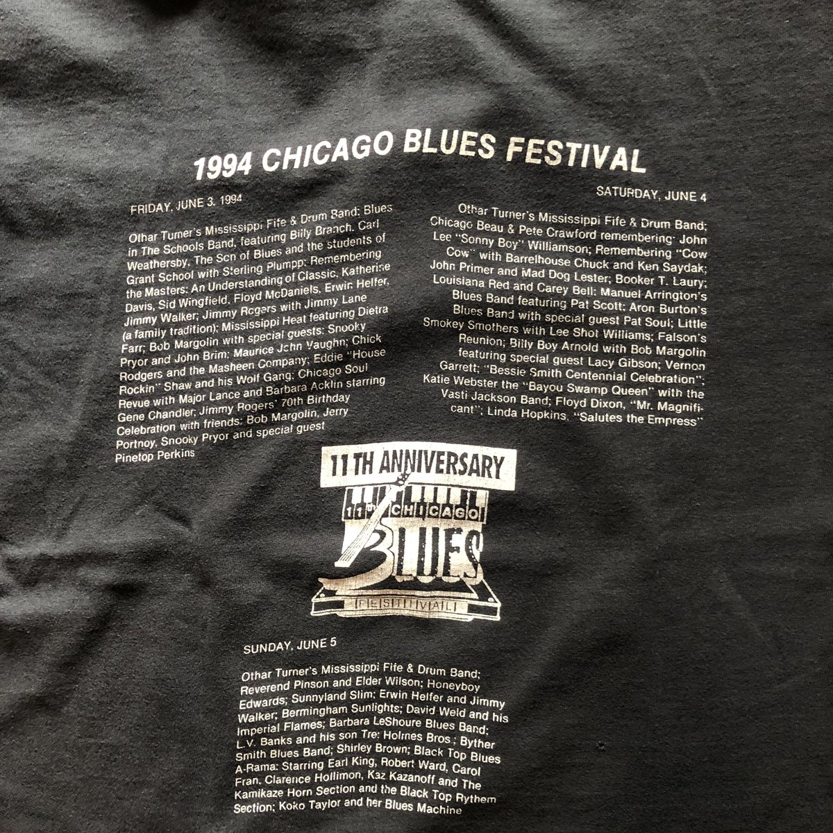 CHICAGO BLUES FESプリントTシャツ | CUSTOM FEVER