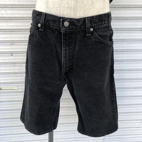 Levi's ブラックデニムショーツ