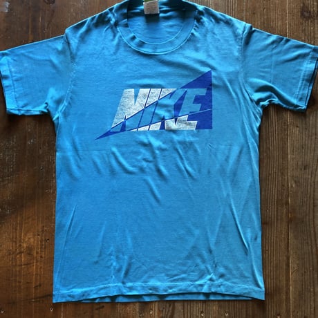 80's 銀タグ ナイキ プリントTシャツ L