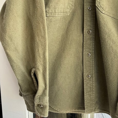 90's USA製 WOOLRICH長袖シャモアシャツ  M