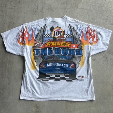90-00s Harley-Davidson × NASCAR レーシングT