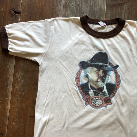80's Kenny Rogers リンガーネックTシャツ