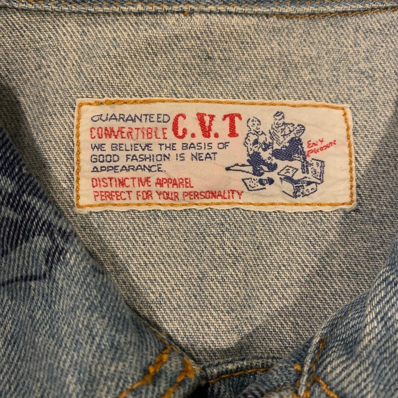 猫柄ショート丈デニムジャケット | CUSTOM FEVER