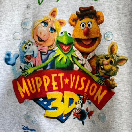 〜00's USA製Disney プリントスウェット XL