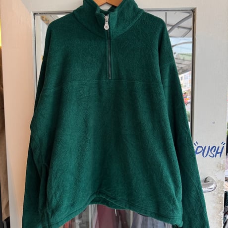 USA製 LANDS' END ハーフジップフリース L