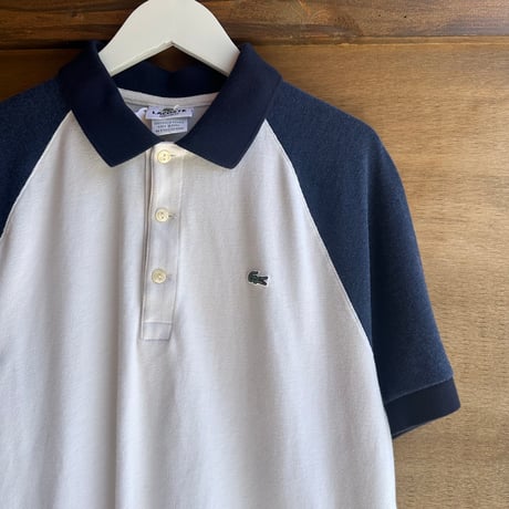90s LACOSTE ラグランポロシャツ