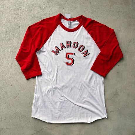 2015年USA製マルーン5ラグランTシャツ