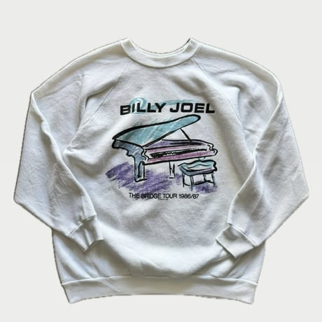 80's "BILLY JOEL" The Bridge Tour 1986/87プリントスウェット  XL