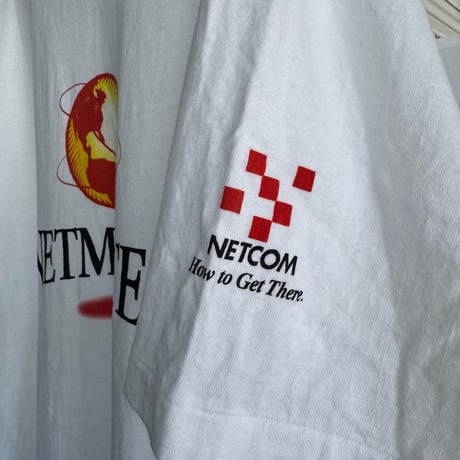 90's NETCOM 企業物プリントTシャツ