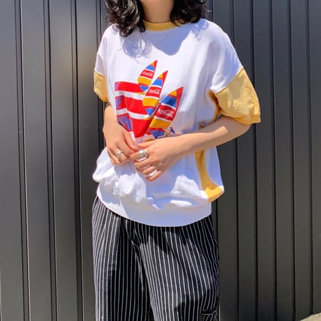 Coca-Cola ウィンドサーフィン切替Tシャツ