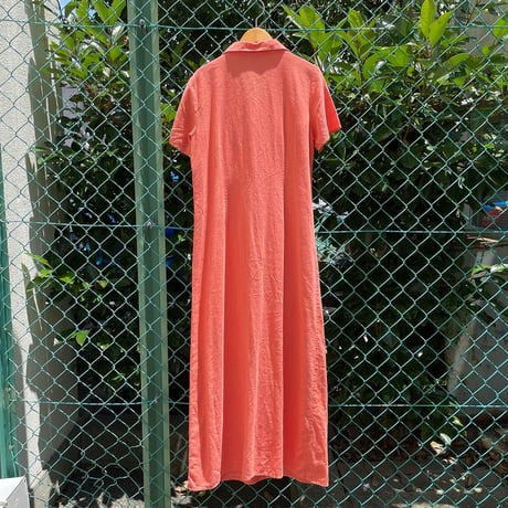 ロングシャツワンピース