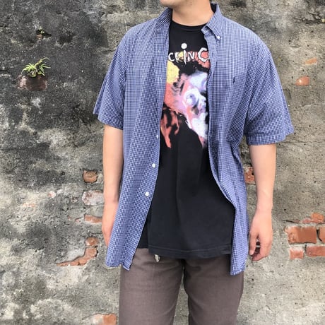 Ralph Lauren半袖チェックシャツ BLARE