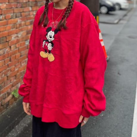 ミッキーフリースプルオーバー