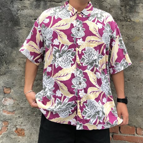 Patagonia半袖ハワイアンシャツ L