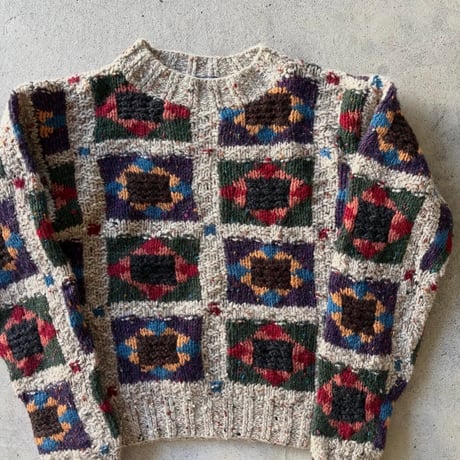 Woolrich 総柄ニット