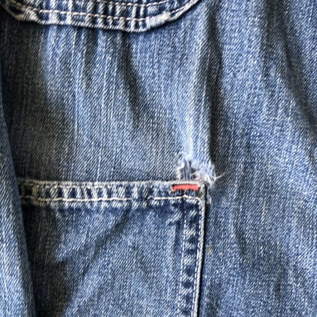 USA製  SANFORIZED デニムカバーオール