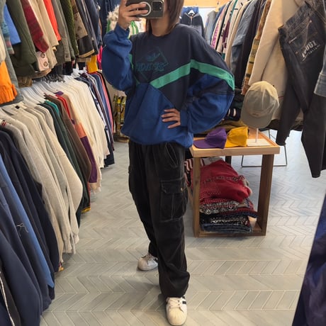 80s adidas切り替えしトレーナー